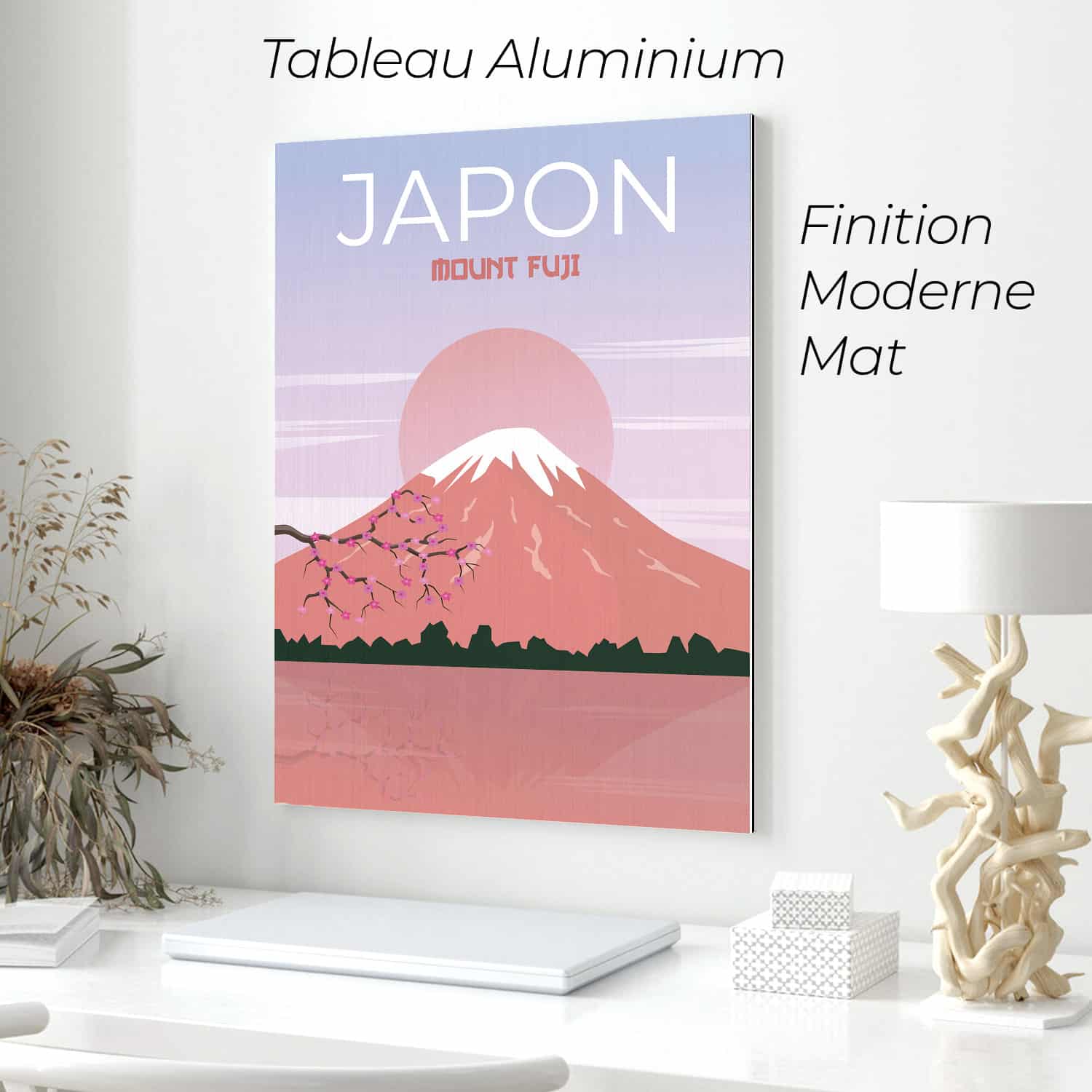 Tableau/ affiche du Mont Fuji Japon - LEONARD DIJON